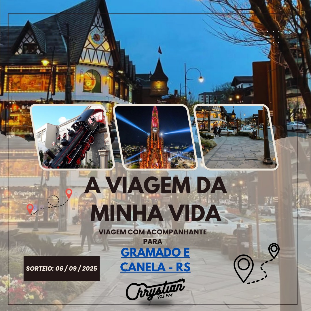 PROMOÇÃO A VIAGEM DA MINHA VIDA